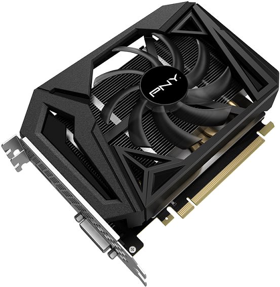 Graphics Card PNY GeForce GTX 1660 SUPER Single Fan 6G Lateral view