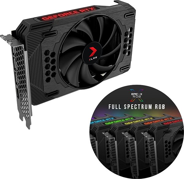 Grafická karta PNY GeForce RTX 3060 12GB XLR8 Gaming REVEL EPIC-X RGB Single Fan Vlastnosti/technológia