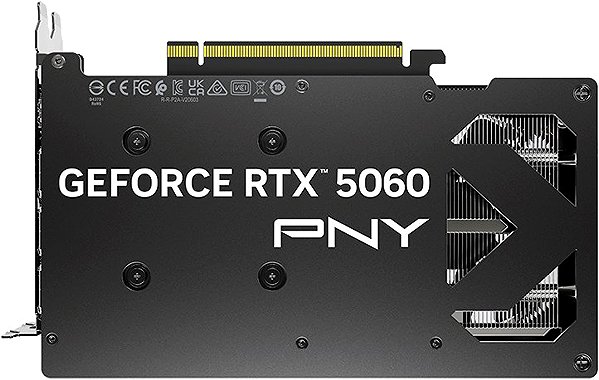 PNY GeForce RTX 5060 Overclocked Dual Fan graphics card.