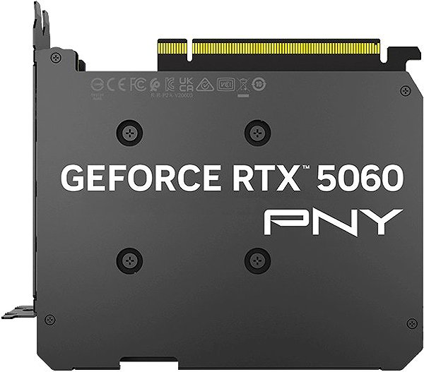 PNY GeForce RTX 5060 Single Fan graphics card.