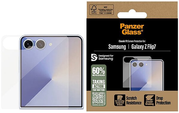 Glass Screen Protector PanzerGlass Samsung Galaxy Z Flip7 ...