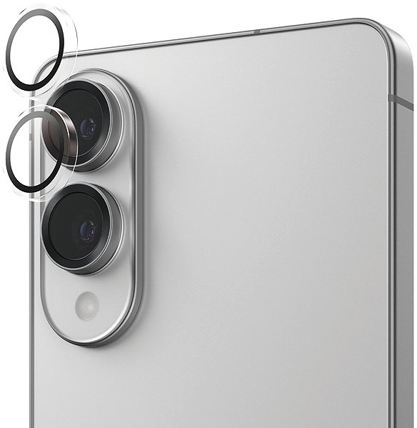 Kamera védő fólia PanzerGlass Hoops Samsung Galaxy S25 Edge kameravédő gyűrű - átlátszó ...