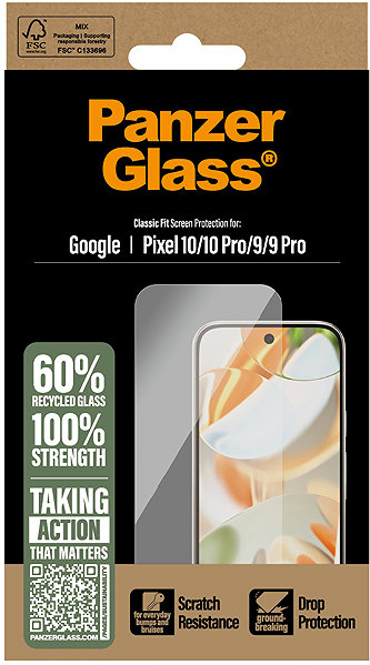 Glass Screen Protector PanzerGlass Google Pixel 10/10 Pro/9/9 Pro ...