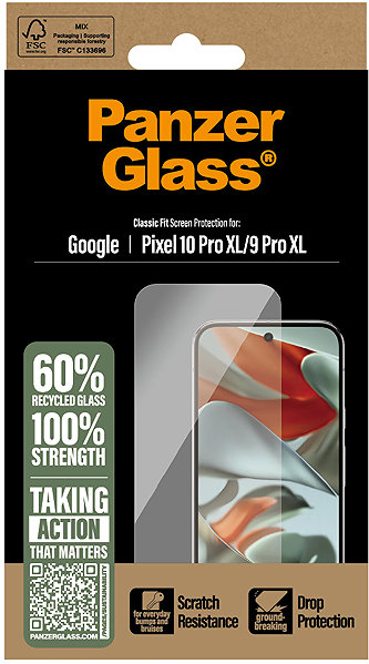 Glass Screen Protector PanzerGlass Google Pixel 10 Pro XL/9 Pro XL ...