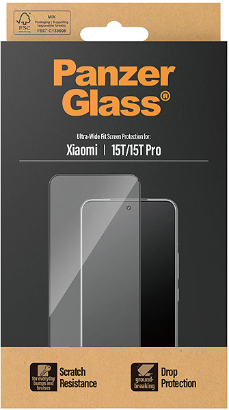 Glass Screen Protector PanzerGlass Xiaomi 15T/15T Pro ...
