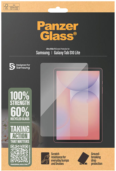 Glass Screen Protector PanzerGlass Samsung Galaxy Tab S10 Lite ...