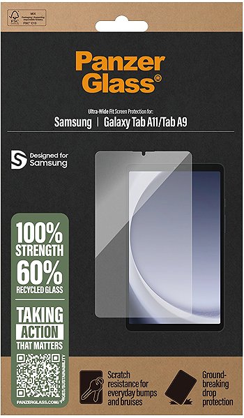 Glass Screen Protector PanzerGlass Samsung Galaxy Tab A11/Tab A9 ...