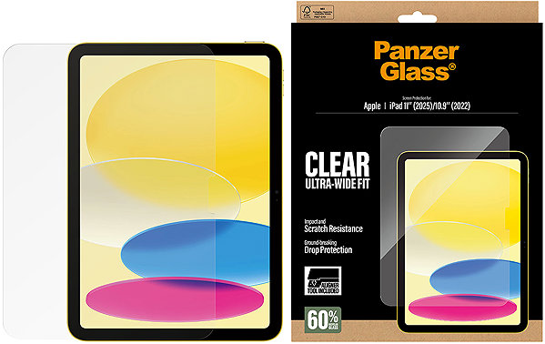 Glass Screen Protector PanzerGlass Apple iPad 11/10.9 with installation frame ...