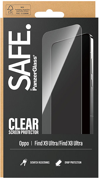 Glass Screen Protector PanzerGlass SAFE Oppo Find X9 Ultra/Find X8 Ultra ...