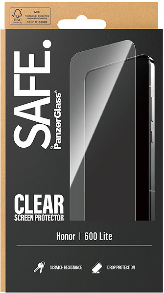 Glass Screen Protector PanzerGlass SAFE for Honor 600 Lite ...