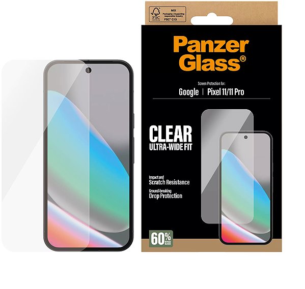 Glass Screen Protector PanzerGlass Google Pixel 11/11 Pro ...