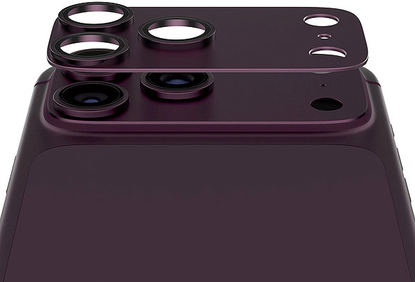 Glass Screen Protector PanzerGlass FENDER for Apple iPhone 18 Pro Dark Cherry (Purple) ...