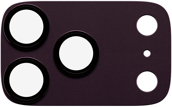 Glass Screen Protector PanzerGlass FENDER for Apple iPhone 18 Pro Dark Cherry (Purple) ...