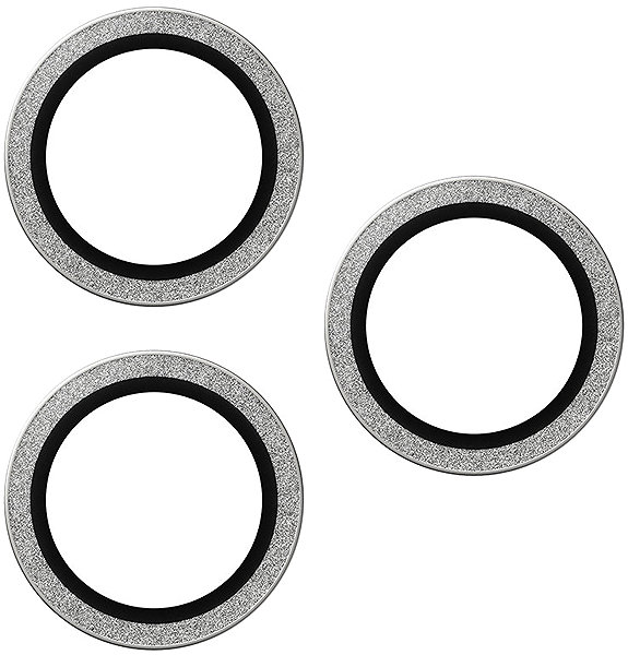 Glass Screen Protector PanzerGlass Hoops for Apple iPhone 18 Pro/Pro Max Glitter Silver ...