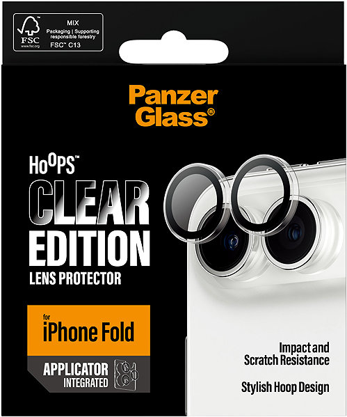 Objektiv-Schutzglas PanzerGlass Hoops Apple iPhone Fold schwarz ...