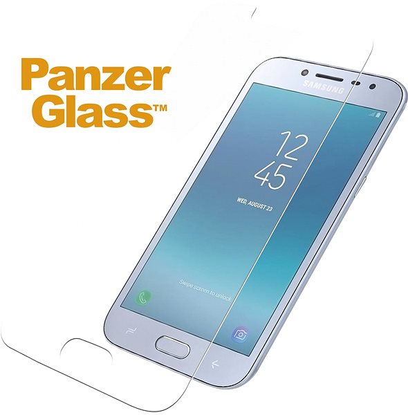 Üvegfólia PanzerGlass Edge-to-Edge Samsung Galaxy J2 Pro (2018) üvegfólia - átlátszó Képernyő
