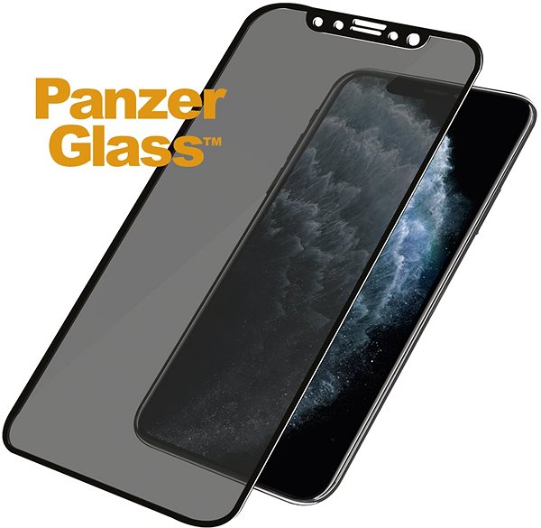 Ochranné sklo PanzerGlass Edge-to-Edge Privacy pro Apple iPhone X/XS/11 Pro černé  Screen
