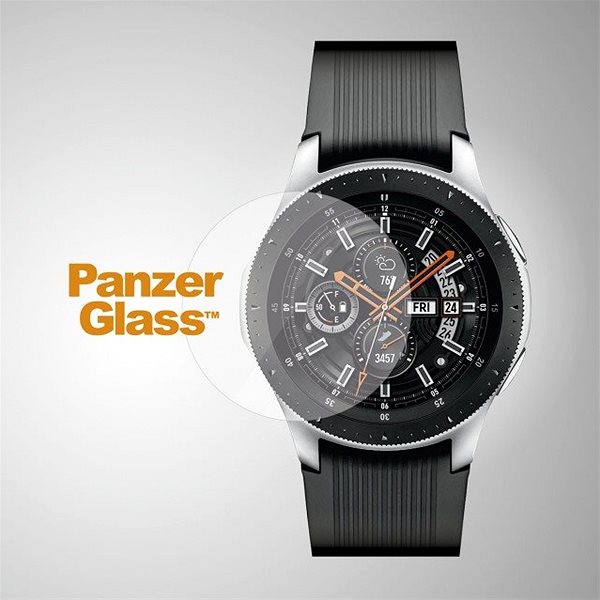 Üvegfólia PanzerGlass SmartWatch - Samsung Galaxy Watch (46 mm) készülékhez, átlátszó Lifestyle