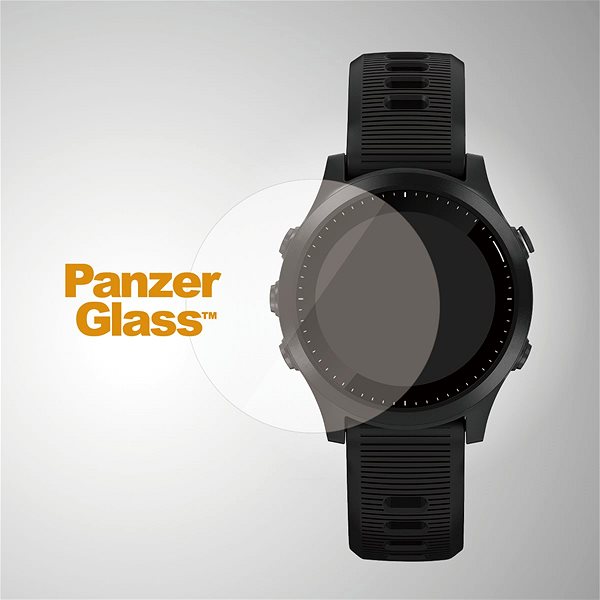 Glass Screen Protector PanzerGlass SmartWatch for Various Watches (30mm), Clear (Samsung Galaxy Watch 3, 41mm) Screen