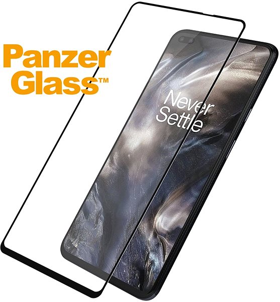 Schutzglas PanzerGlass Edge-to-Edge für OnePlus Nord - schwarz Mermale/Technologie