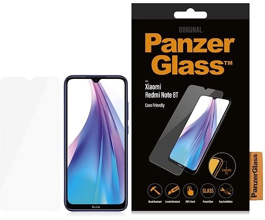 Schutzglas PanzerGlass Standard für Xiaomi Redmi Note 8T - transparent Verpackung/Box