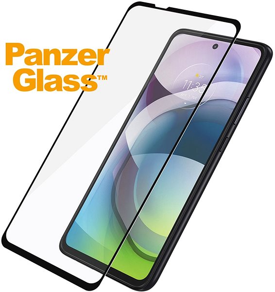 Glass Screen Protector PanzerGlass Edge-to-Edge for Motorola Moto G 5G/One 5G Ace Black Features/technology