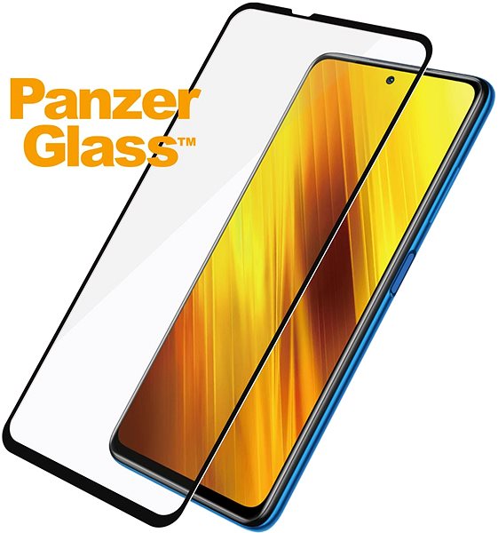 Glass Screen Protector PanzerGlass Edge-to-Edge for Xiaomi Poco X3 NFC Black Features/technology