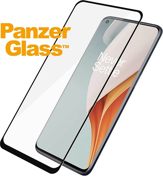 Glass Screen Protector PanzerGlass Edge-to-Edge for OnePlus Nord N100 Screen