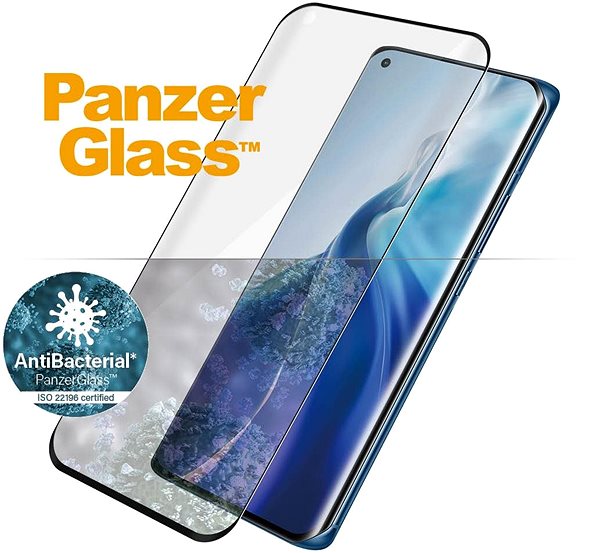 Glass Screen Protector PanzerGlass Premium Antibacterial for Xiaomi Mi 11 Features/technology