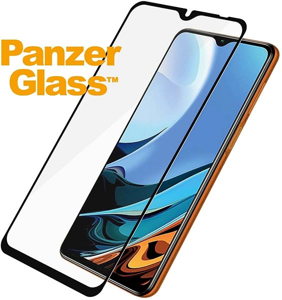 Glass Screen Protector PanzerGlass Edge-to-Edge for Xiaomi Redmi 9T Features/technology