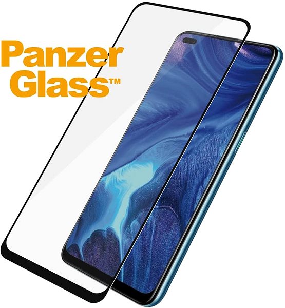 Glass Screen Protector PanzerGlass Edge-to-Edge for Oppo Reno4 / A94 5G / Reno5 Z Features/technology