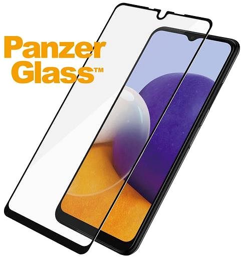Üvegfólia PanzerGlass Edge-to-Edge Samsung Galaxy A22 készülékhez Jellemzők/technológia