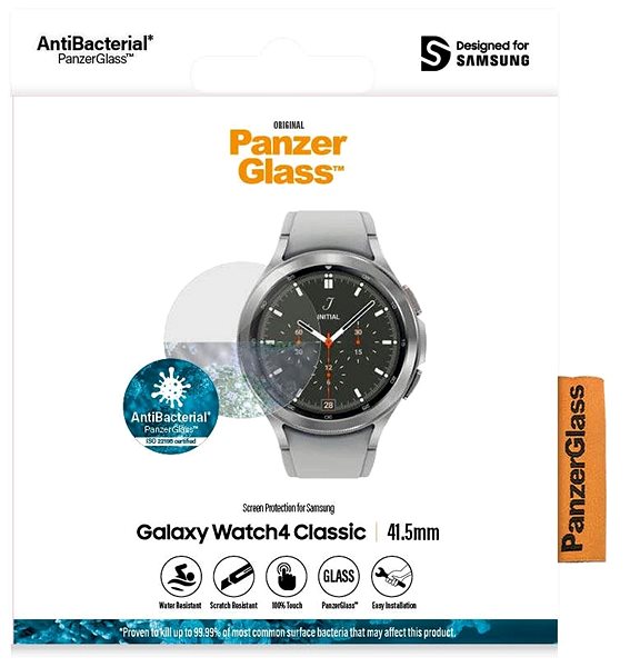 Glass Screen Protector PanzerGlass Samsung Galaxy Watch 4 Classic (42mm) Features/technology