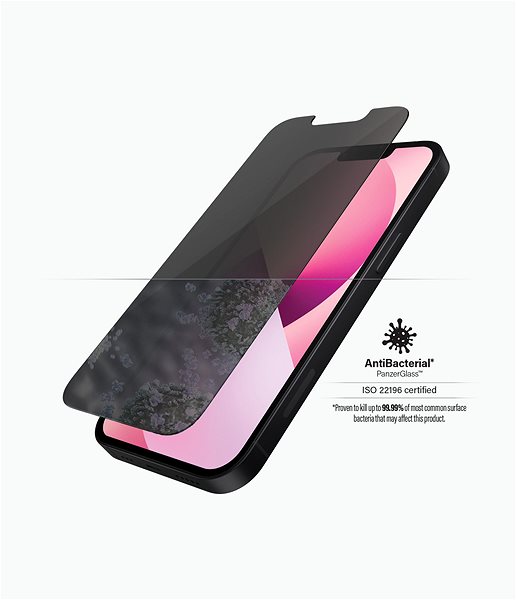 Üvegfólia PanzerGlass Standard Privacy Apple iPhone 13 mini üvegfólia Jellemzők/technológia