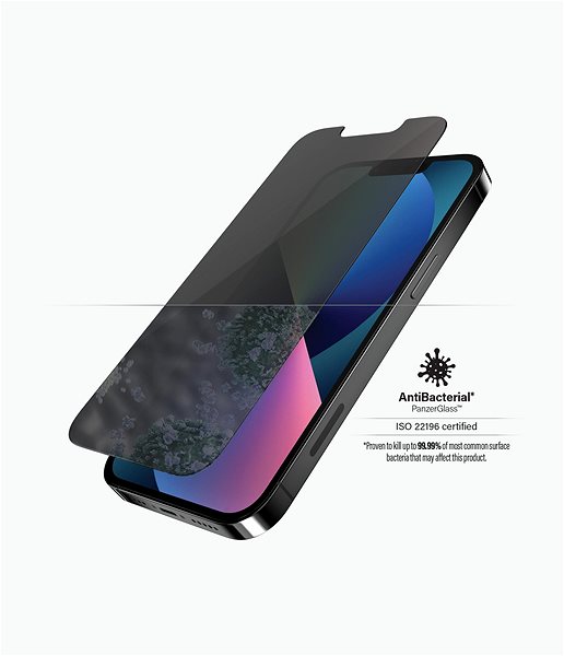Glass Screen Protector PanzerGlass Standard Privacy Apple iPhone 13/13 Pro Features/technology