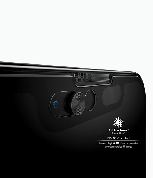 Schutzglas PanzerGlass Privacy Apple iPhone 13/13 Pro mit CamSlider® (Frontkameraabdeckung) Mermale/Technologie