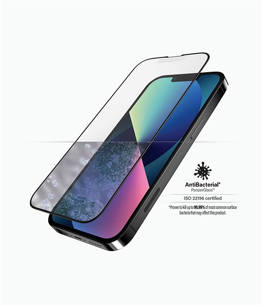Üvegfólia PanzerGlass Apple iPhone 13/13 Pro Anti-Glare-rel (tükröződésgátló réteggel) Jellemzők/technológia