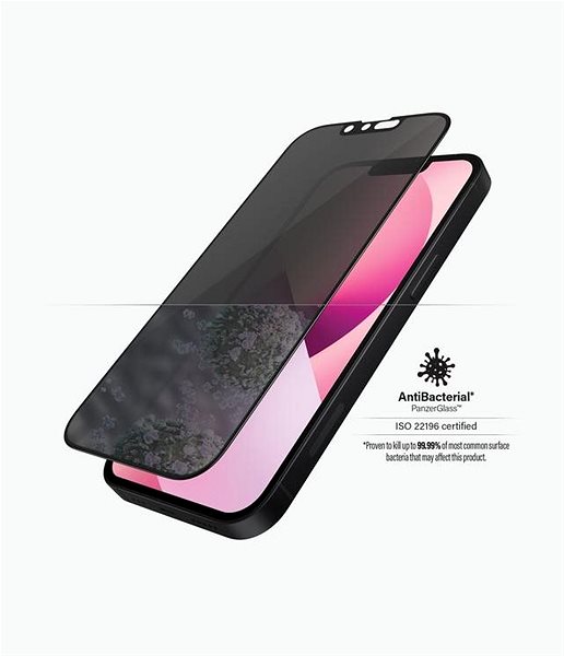 Üvegfólia PanzerGlass Privacy Apple iPhone 13 mini üvegfólia Jellemzők/technológia