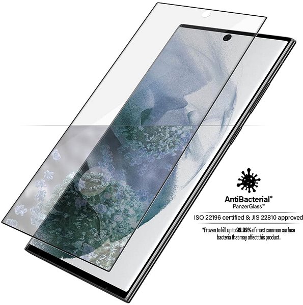 Üvegfólia PanzerGlass Samsung Galaxy S22 Ultra (FingerPrint ready) Jellemzők/technológia