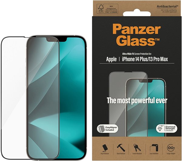 Ochranné sklo PanzerGlass Apple iPhone 2022 6.7'' Max/13 Pro Max s instalačným rámčekom ...