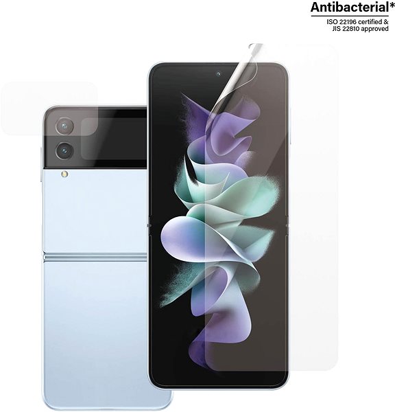Üvegfólia PanzerGlass Samsung Galaxy Z Flip 4 üvegfólia - TPU fólia + üveg ...