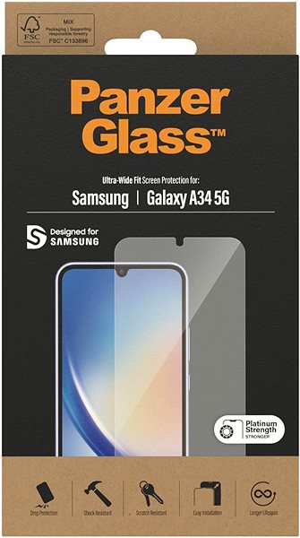 Üvegfólia PanzerGlass Samsung Galaxy A34 5G üvegfólia ...