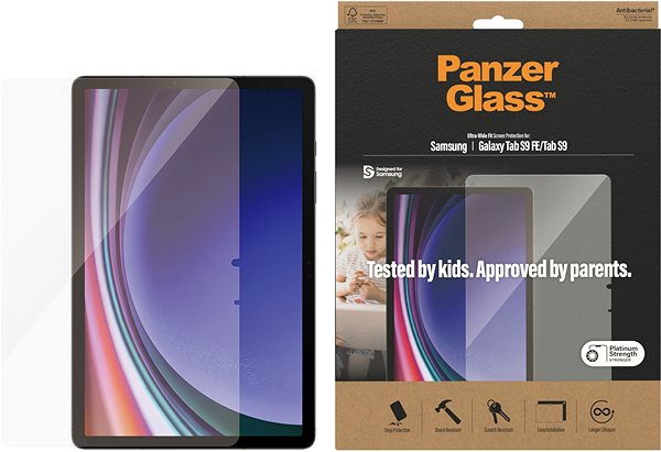 Glass Screen Protector PanzerGlass Samsung Galaxy Tab S9/Tab S9 FE ...
