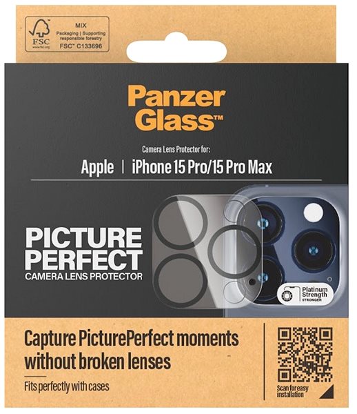 Üvegfólia PanzerGlass Camera Protection Apple iPhone 15 Pro / Pro Max üvegfólia ...