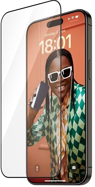 Üvegfólia PanzerGlass Recycled Glass Apple iPhone 15 Pro Max üvegfólia + felhelyező keret ...