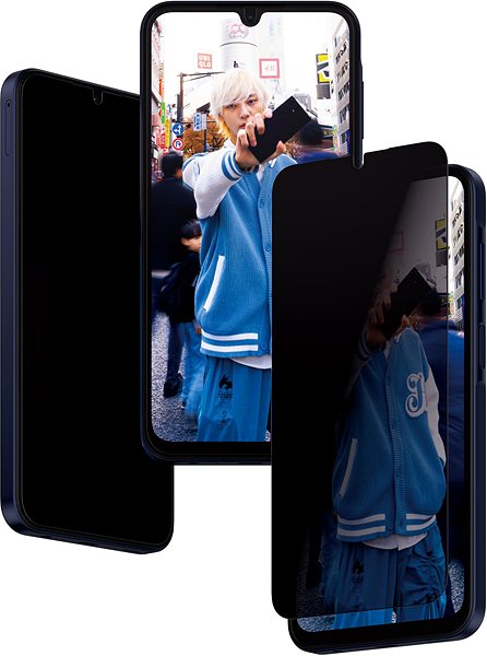 Glass Screen Protector PanzerGlass Privacy Samsung Galaxy A15/A15 5G with installation frame ...