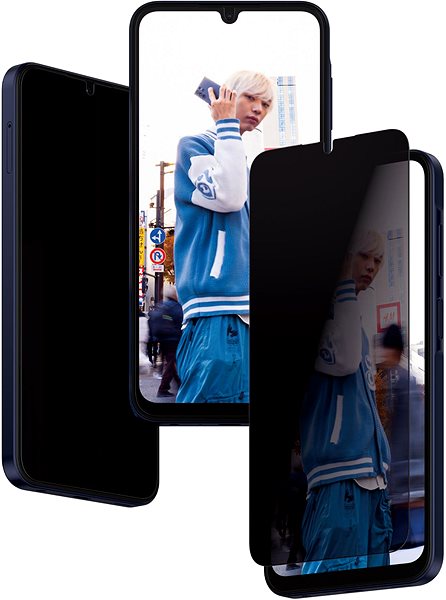Glass Screen Protector PanzerGlass Privacy Samsung Galaxy A25 5G with installation frame ...