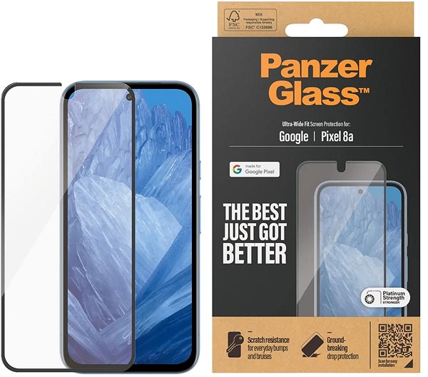 Glass Screen Protector PanzerGlass Google Pixel 8a ...