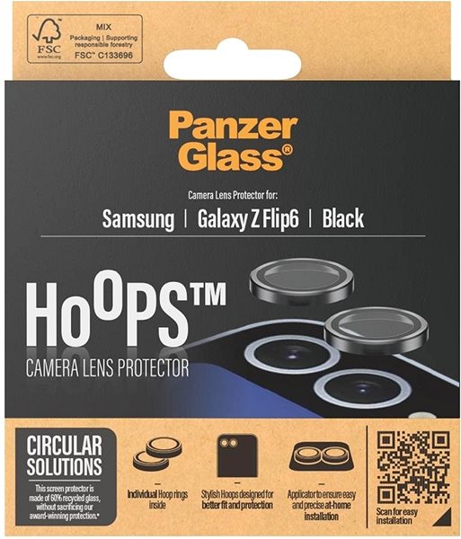 Glass Screen Protector PanzerGlass HoOps Samsung Galaxy Z Flip6 ...