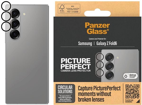 Glass Screen Protector PanzerGlass Camera Samsung Galaxy Z Fold6 ...